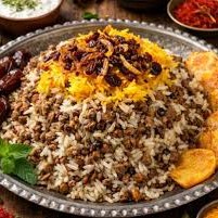 عدس پلو 